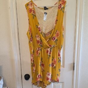 Rue21 Yellow Floral Dress